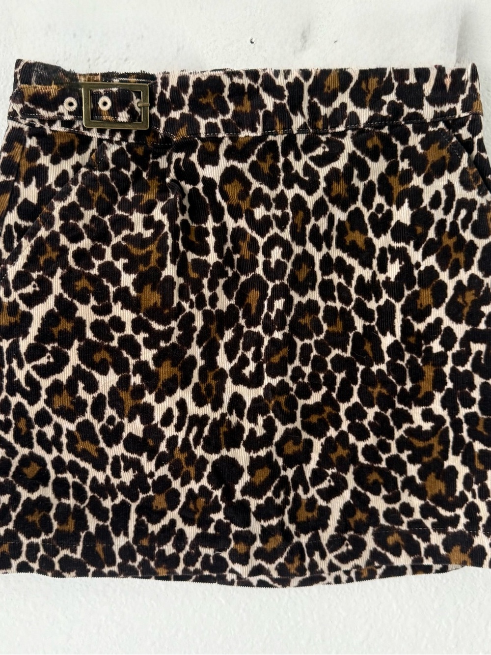 J. Crew Leopard Print Mini Skirt